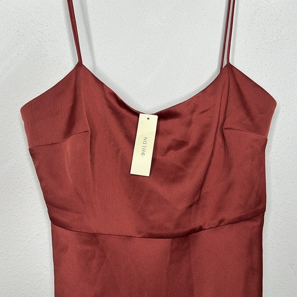 BHLDN Leti Dress in Cinnamon, size 10 NWT - Picture 4 of 8